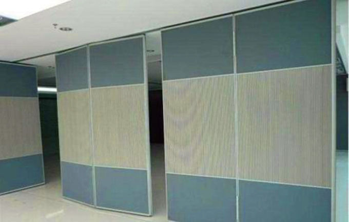 Lekkie ścianki działowe biurowe / rama aluminiowa Składane ścianki działowe z drzwiami