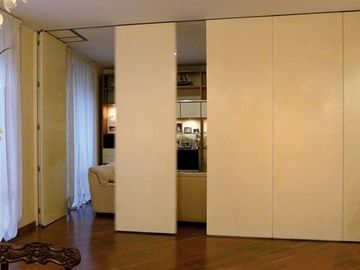 Składane drzwi Ognioodporne przesuwane składane ścianki działowe do ścianek działowych konferencyjnych / dźwiękoszczelnych