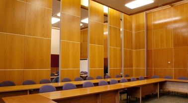 Soundproof Sliding Wooden Movable Partition Walls For Meeting Room and Church