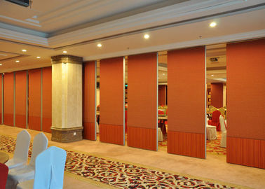 Soundproof Sliding Wooden Movable Partition Walls For Meeting Room and Church