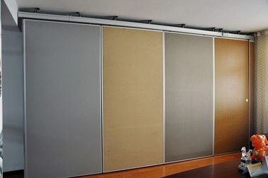 Fireproof Wood Mobile Folding Sound Proof Partition Wall Size 100 mm