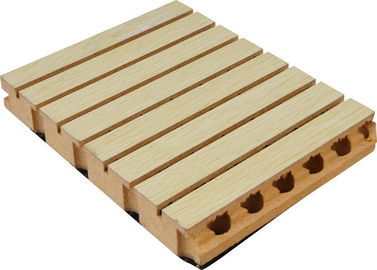 MDF Studio Auditorium Drewniane płyty dźwiękochłonne / panele akustyczne pochłaniające drewno