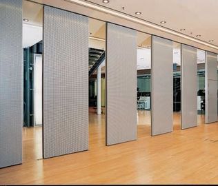 Aluminiowe ścianki działowe składane akustycznie Materiał płyty melaminowej