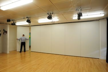 Akustyczne przesuwne składane ruchome ściany działowe do pokoju konferencyjnego