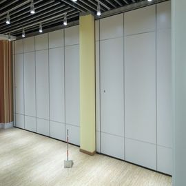 Biała drewniana ściana akustyczna do sali konferencyjnej / dźwiękoszczelnej Movable Wall Dividers