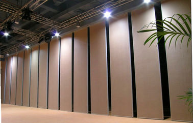 Top Hanging MDF Obsługiwane systemy ścian działowych / Classroom Akustyczne ruchome ściany
