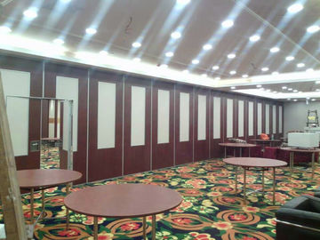 Aluminiowa rama Ruchome ścianki działowe do wielofunkcyjnej hali i sali konferencyjnej