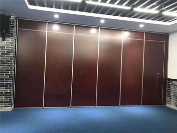 Panel 65mm Drzwi przesuwne Ściany działowe sali konferencyjnej / składane dzielniki dźwiękochłonne