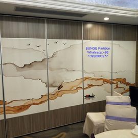 Aluminiowe sufity ślizgowe System Składane ścianki działowe dla sali konferencyjnej