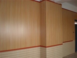 Studio Room Drewniany rowkowany panel akustyczny Płyta MDF Ognioodporna powierzchnia melaminowa