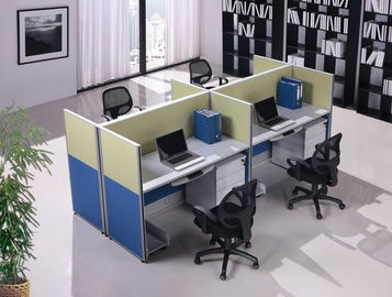 Eleganckie drewniane ścianki działowe biurowe 6 Biurkowe biuro biurowe