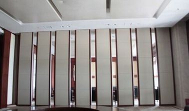 Hotel Removable Acoustic Partition Wall Aluminiowa rama Melamine Surface