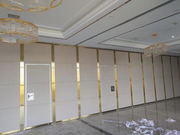 Hotel Floor to Ceiling System Sliding Soundproof Wall Partitions Grubość panelu 65mm