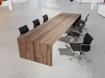 Komercyjne drewniane meble biurowe MFC z przegrodami / stołem konferencyjnym