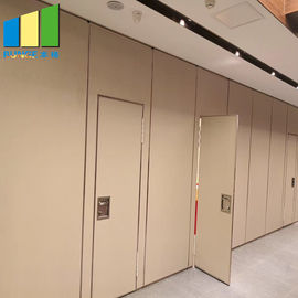 Drzwi składane drewniane Ruchome ściany działowe do dekoracji hotelu biurowego