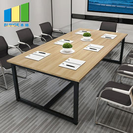 Nowoczesny zestaw mebli biurowych MFC Board Melamine Laminate Meeting Room Table