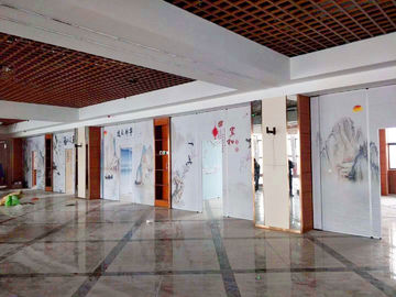 Składana ściana przesuwna z górną ścianą do hali wystawowej / galerii sztuki