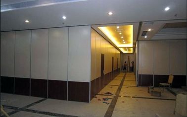 Wykończenie melaminowe Składane ścianki działowe odporne na dźwięki do sali bankietowej hotelu