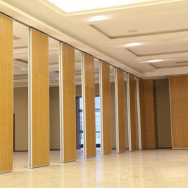 Składane drewniane dźwiękoszczelne ruchome ścianki działowe przesuwne ściany do audytorium