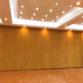 Zwijane ruchome wykończenie MDF Składane akustyczne ściany działowe do hotelu Banquet Hall