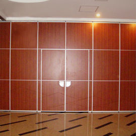 Składane ścianki działowe z płyt melaminowych do pięciogwiazdkowych przegród przesuwnych do hoteli / dźwiękoszczelnych