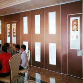 Drzwi przesuwne wewnętrzne drewniane ruchome ściany działowe do sali bankietowej i audytorium