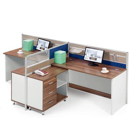 Regulowana 4-osobowa biurowa stacja robocza / modułowe szafy biurowe