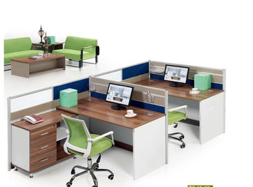 Regulowana 4-osobowa biurowa stacja robocza / modułowe szafy biurowe