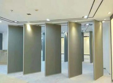 Aluminiowe ognioodporne akustyczne ruchome przesuwne drzwi działowe do hotelu