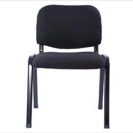 Niebieskie ergonomiczne krzesło biurowe, sala konferencyjna lub krzesło do siedzenia bez kół