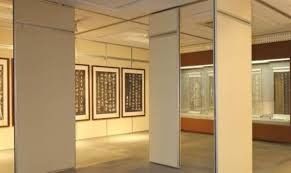Ścianki działowe typu studio Drewniane harmonijkowe ścianki harmonijkowe sterowane ściankami