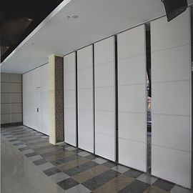Aluminiowe profile ręczne Składane ściany działowe hotelu / ruchome przegrody ścienne