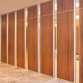 Dźwiękoszczelne drzwi przesuwne Ściany działowe przesuwne Powierzchnia drewniana ISO9001
