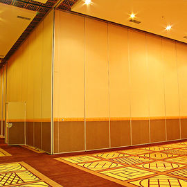 Hotelowa akustyczna przesuwna dekoracyjna sala bankietowa Dźwiękowa składana ścianka działowa