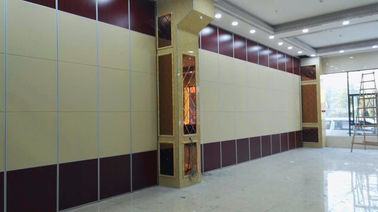 Składane ścianki działowe z ruchomą aluminiową ścianą przesuwną dla sali balowej