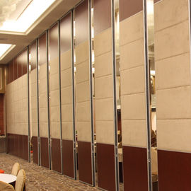 Nowoczesne panele dźwiękoszczelne Drzwi wewnętrzne Wsparta ruchoma przegroda drzwi przesuwnych do hotelu