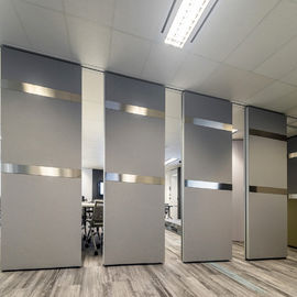 Aluminiowe przesuwne przegrody akustyczne do pomieszczeń biurowych Wymienne przegrody do sali konferencyjnej