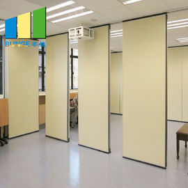 Wewnętrzne przegródki ognioodporne drzwi przesuwne Składane ściany działowe biurowe