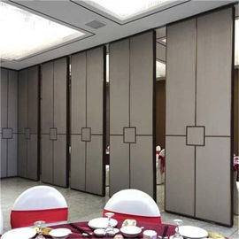 Lekkie aluminiowe akustyczne przesuwne składane ściany działowe do restauracji