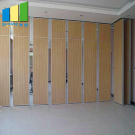 Aluminiowa rama Drewniane dźwiękoszczelne ścianki działowe Składane ściany działowe