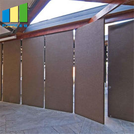 Ściany obsługiwane drzwiami składanymi Ruchome ścianki dźwiękochłonne do restauracji
