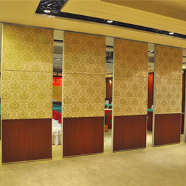 Systemy ścianek działowych ruchomych z aluminiowym uchwytem Łatwa ściana przesuwna do sali konferencyjnej
