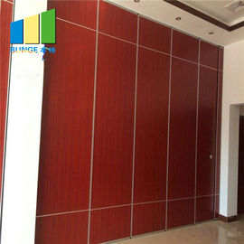 System mebli komercyjnych Składane ścianki działowe Dźwiękoszczelne przesuwane ściany działowe dla hotelu