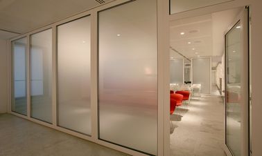 Ruchome ściany działowe Elastyczne ścianki działowe ze szkła matowego do biura
