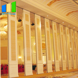 Office Hotel Lobby Decor Drewniane ruchome ściany działowe Projekt dla restauracji