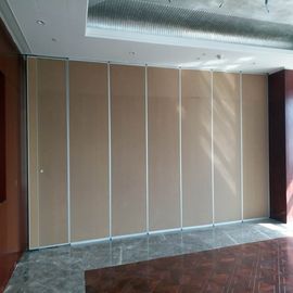 Akordeon Przegroda drzwi harmonijkowych Akustyczne ruchome ścianki działowe do restauracji hotelowej