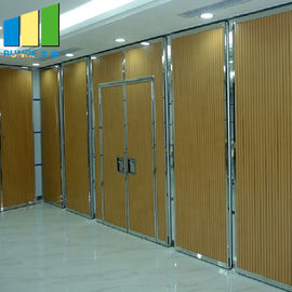 Indie Ruchome drewniane akustyczne składane przesuwne ściany działowe do sali konferencyjnej