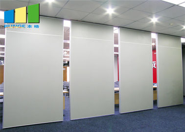 65 mm Składane przesuwne, dźwiękoszczelne ściany działowe Akustyczne dzielniki do sal konferencyjnych