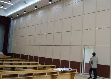 Ściany działające z ruchomym ścianką działową z twardą okładziną MDF z tkaniny do centrów kongresowych