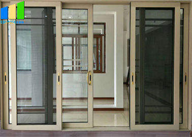 Przesuwne ścianki działowe o grubości 50 mm aluminiowe drzwi przesuwne dźwiękoszczelne drzwi przesuwne prowadnice podłogowe
